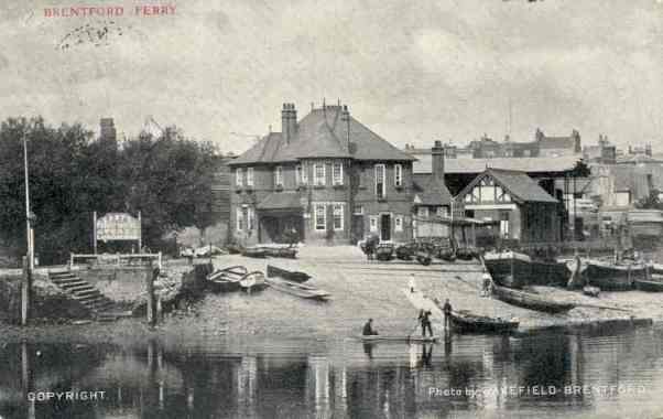 View from the Thames of the Ferry Hotel