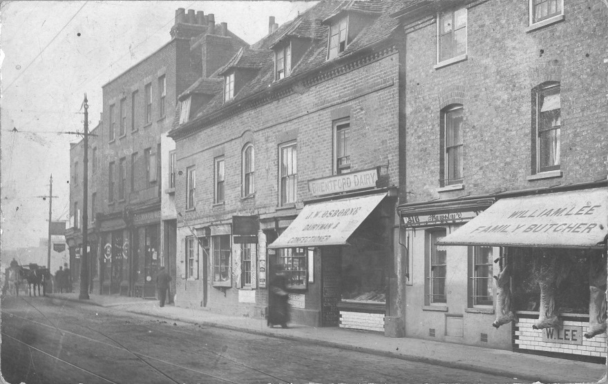 Brentford Dairy, 315 High Street, and surrounds