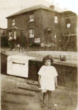 Young girl near lock