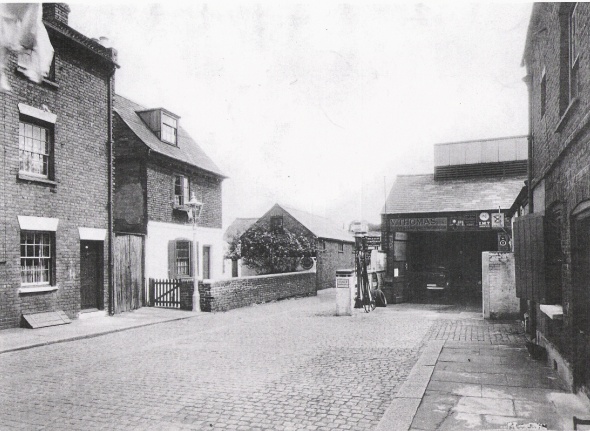 View of Boars Head Yard looking south