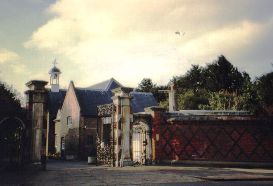 Boston Manor main gate & stables (Janet McNamara 2004)