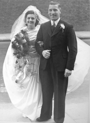 Ena and her step father Frank Langley