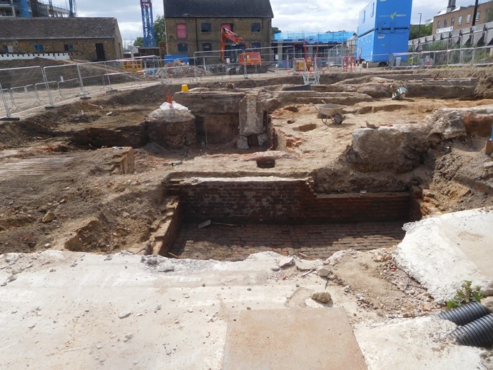 August 2021 dig at Catherine Wheel Yard site